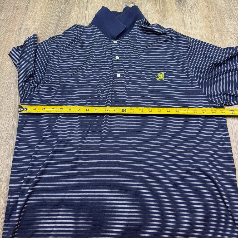 The Country Club Brookline 1882 Collection Golf Polo Shirt Striped Cotton Men XL - Picture 4 of 7